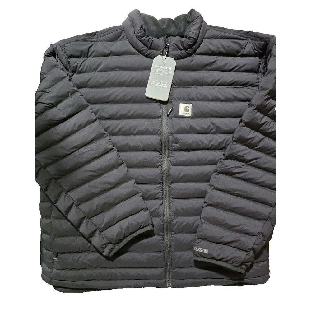 Carhartt LWD Relaxed Fit Stretch Insulated Jacket Mens 3XL Black OJ6013-M